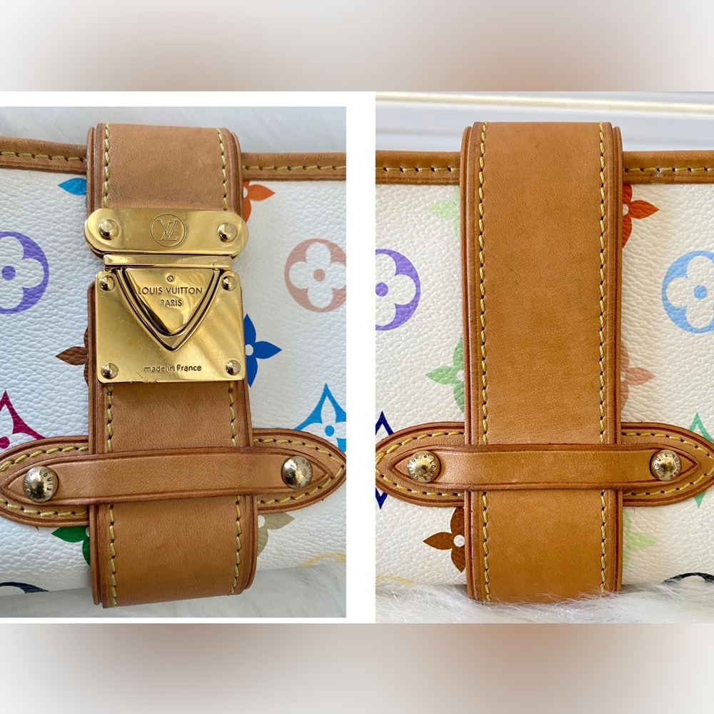 ❤️ SOLD‼️ Louis Vuitton Shirley Monogram White Multicolor - Picture 9 of 17